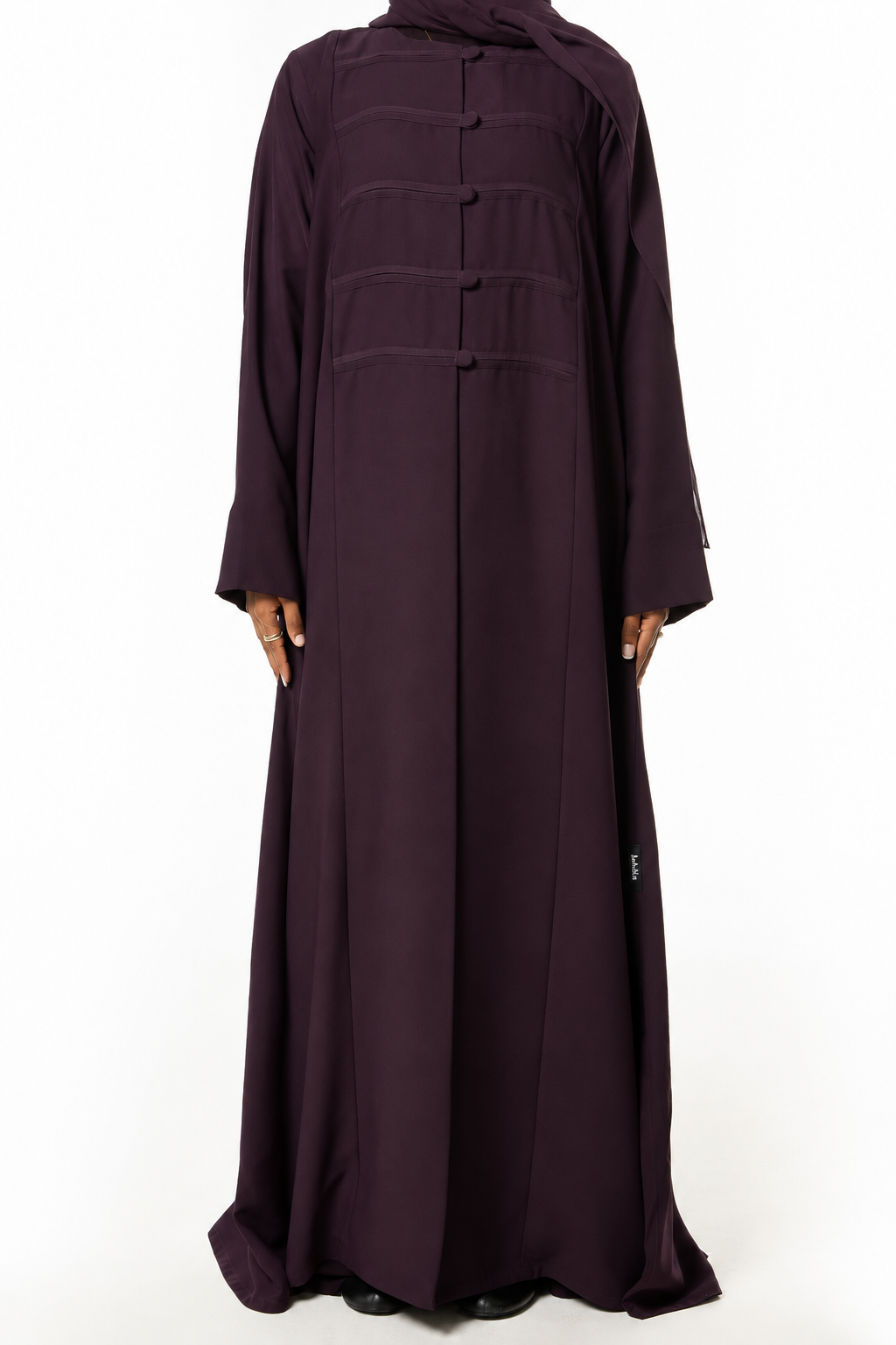 Mulberry Purple Kimono Abaya