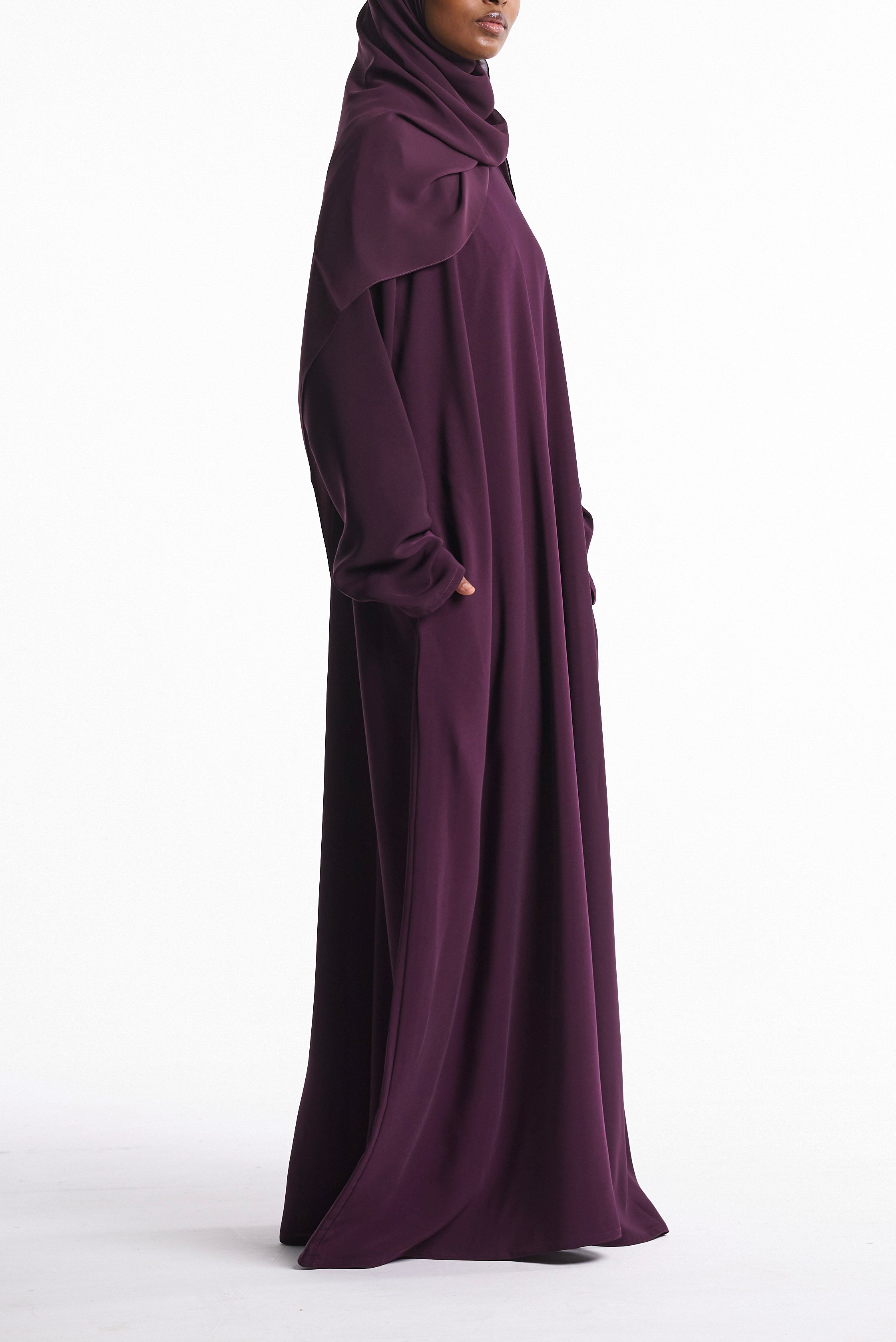 Grape Closed Abaya