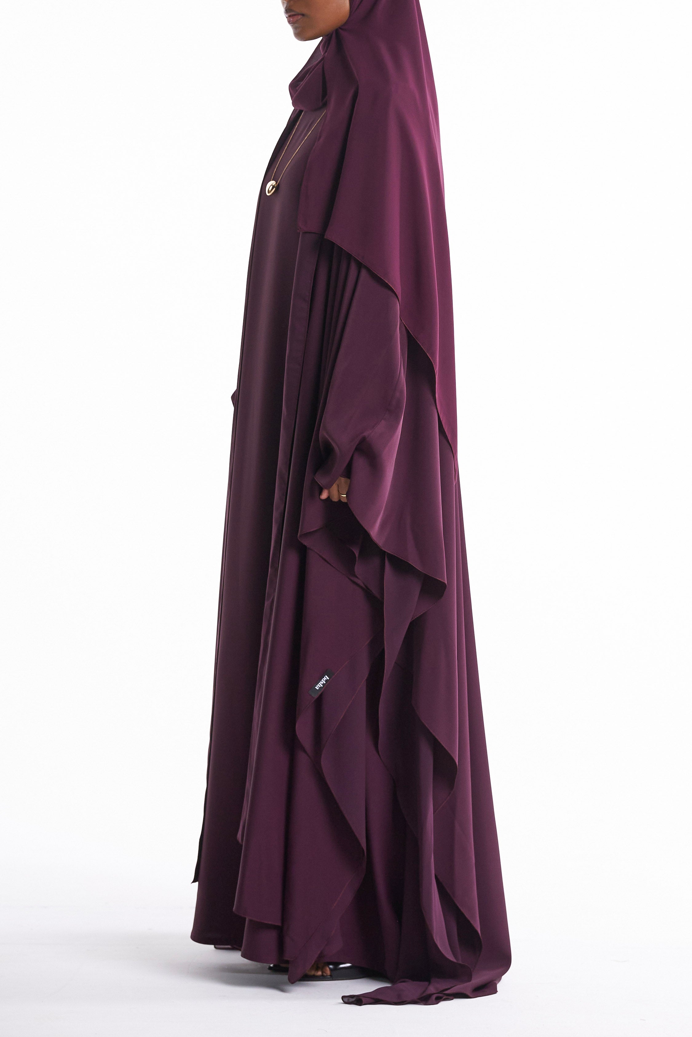 Plum Purple Cape Set