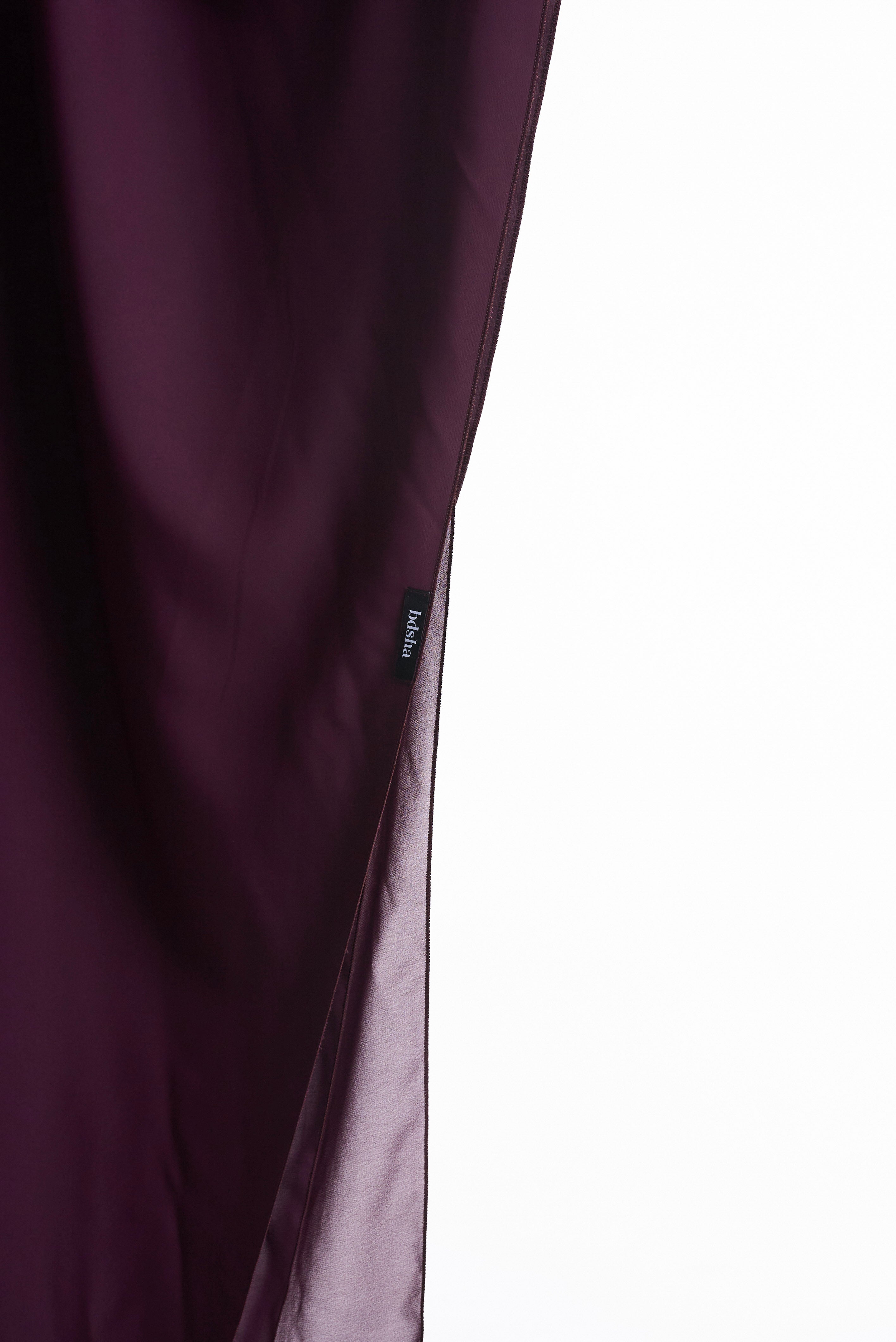 Plum Purple Cape Set