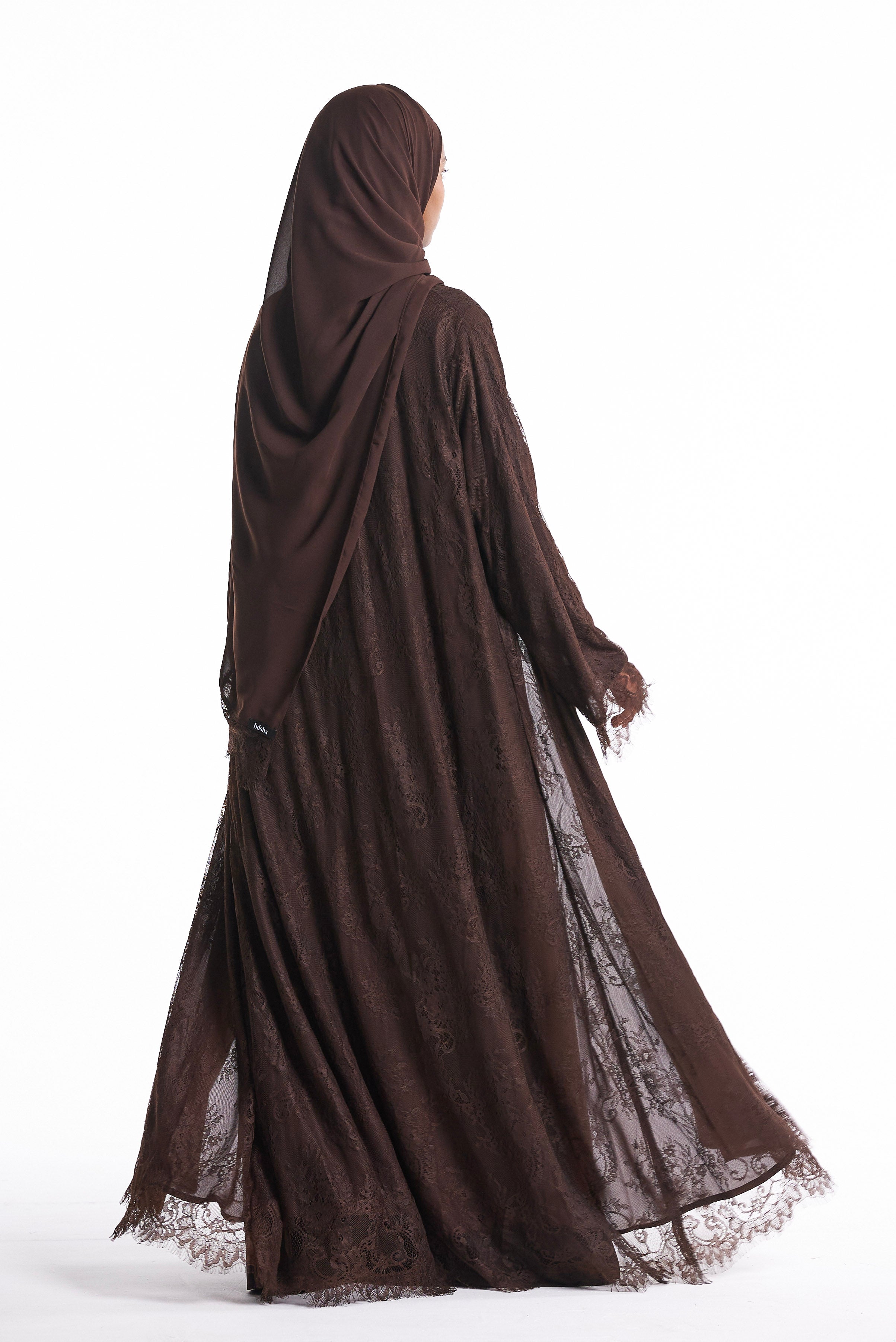 Brown Lightweight Lace Set