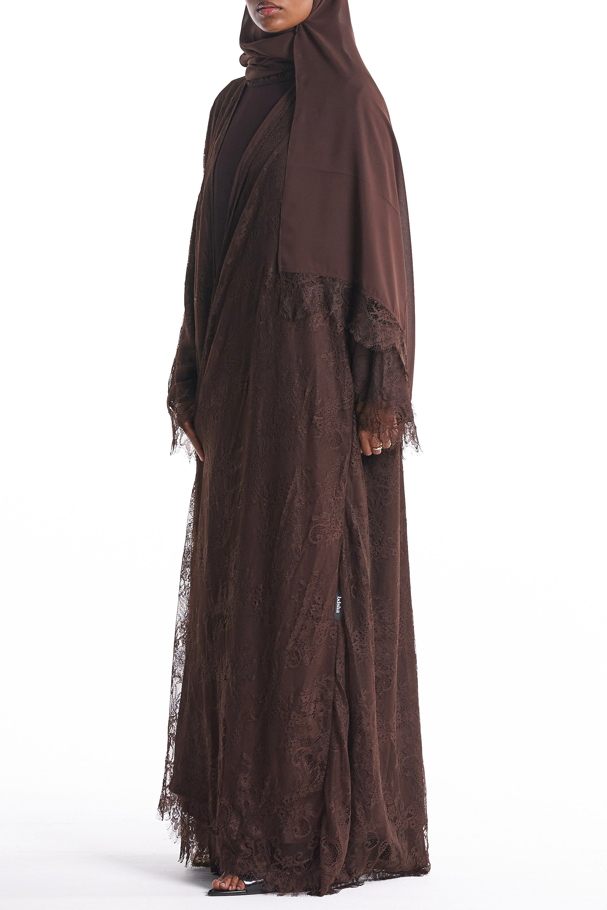 Brown Lightweight Lace Set