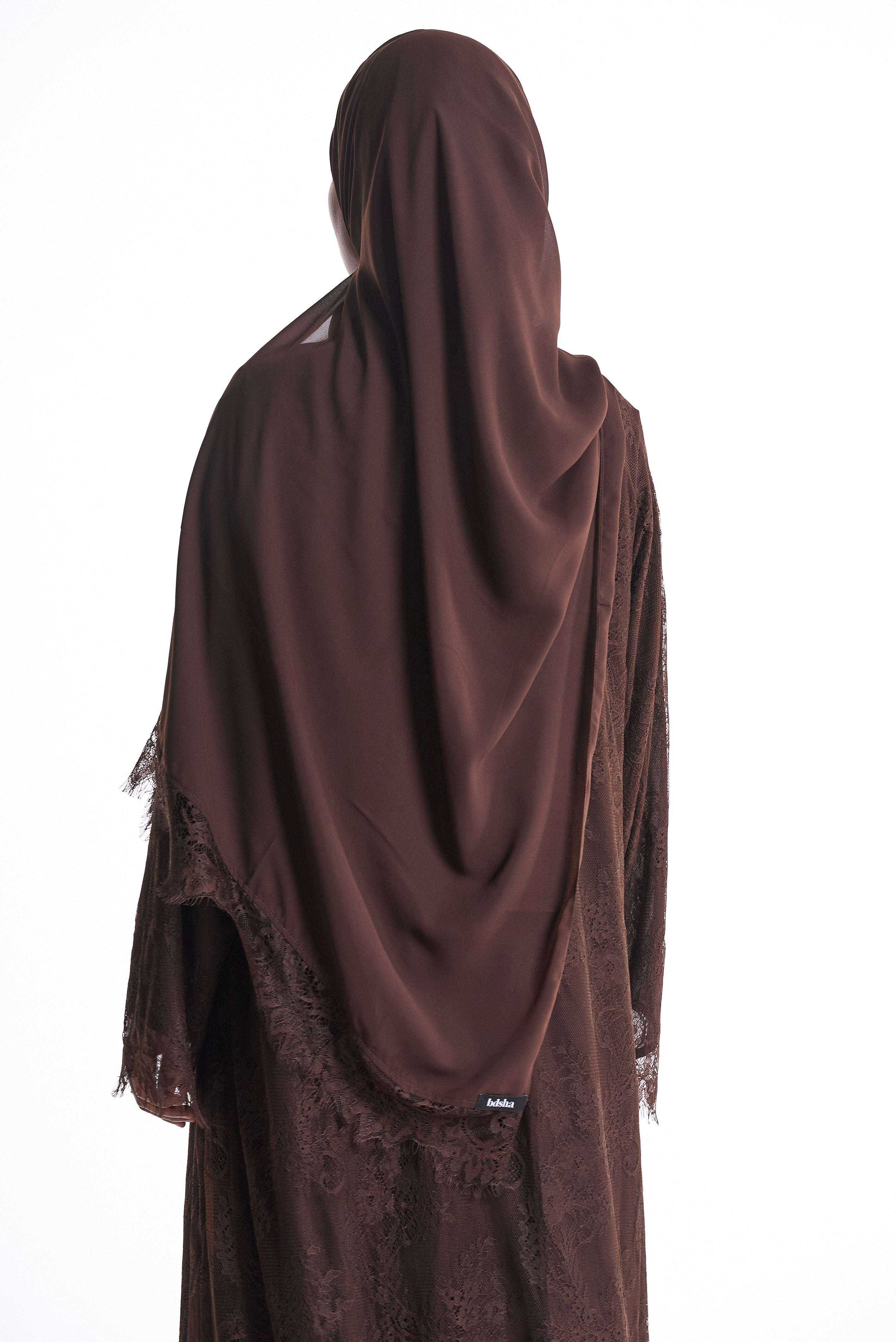 Brown Lightweight Lace Set