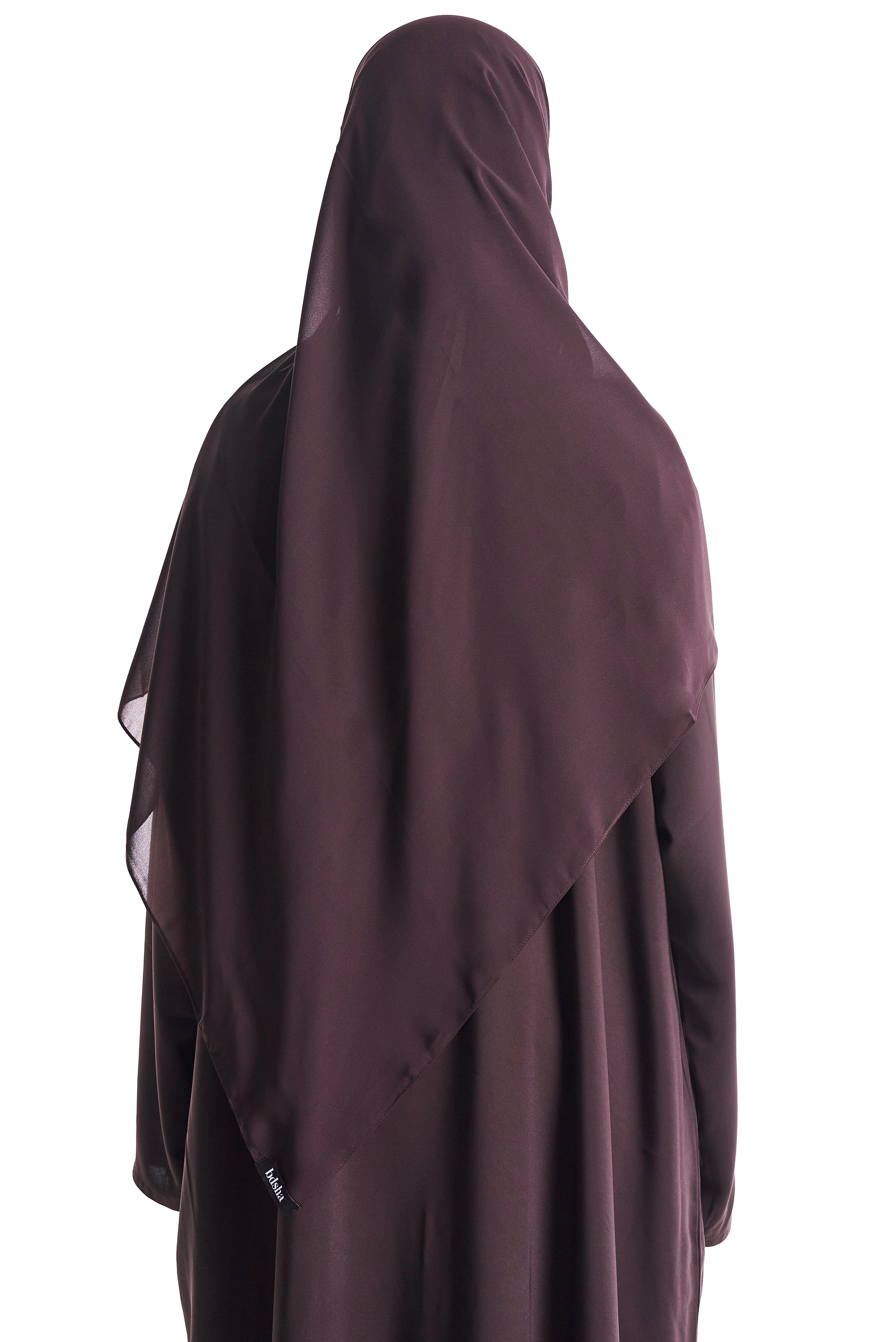 Brown Premium Chiffon Hijab