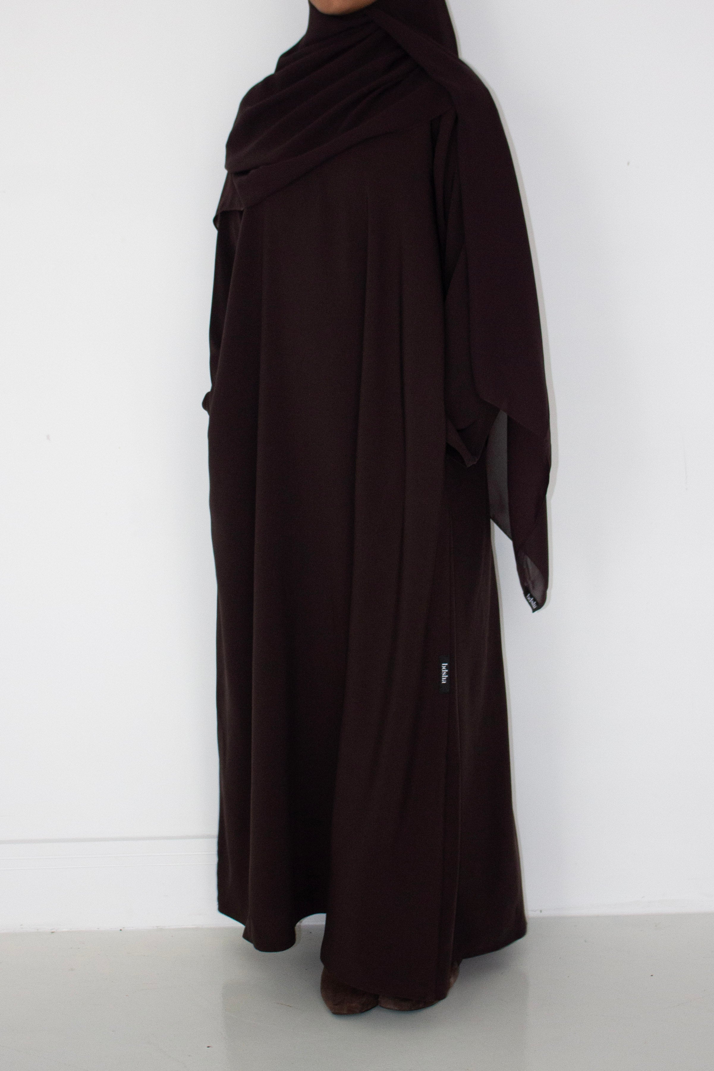 Brown Closed Abaya