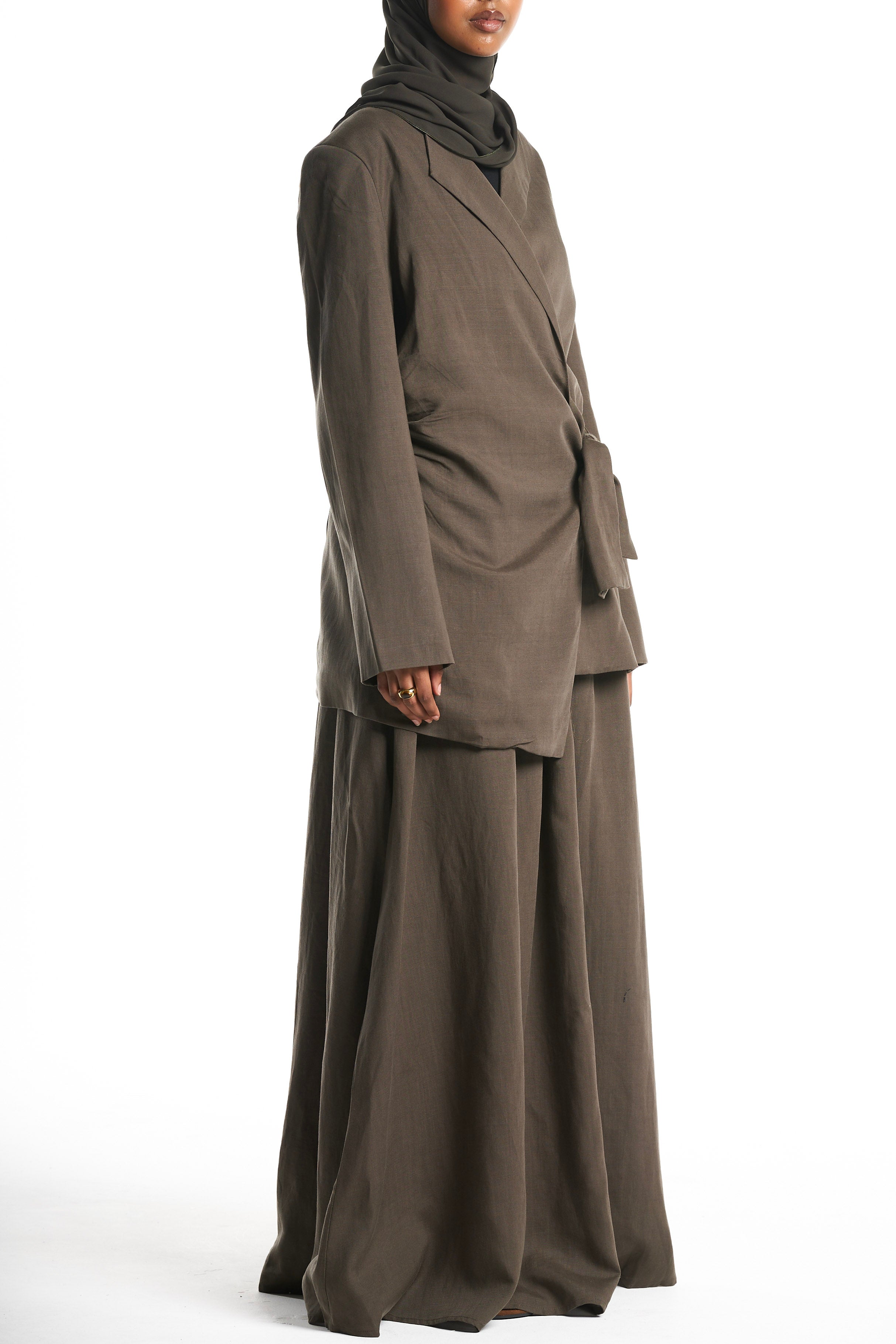 Olive Maxi Skirt