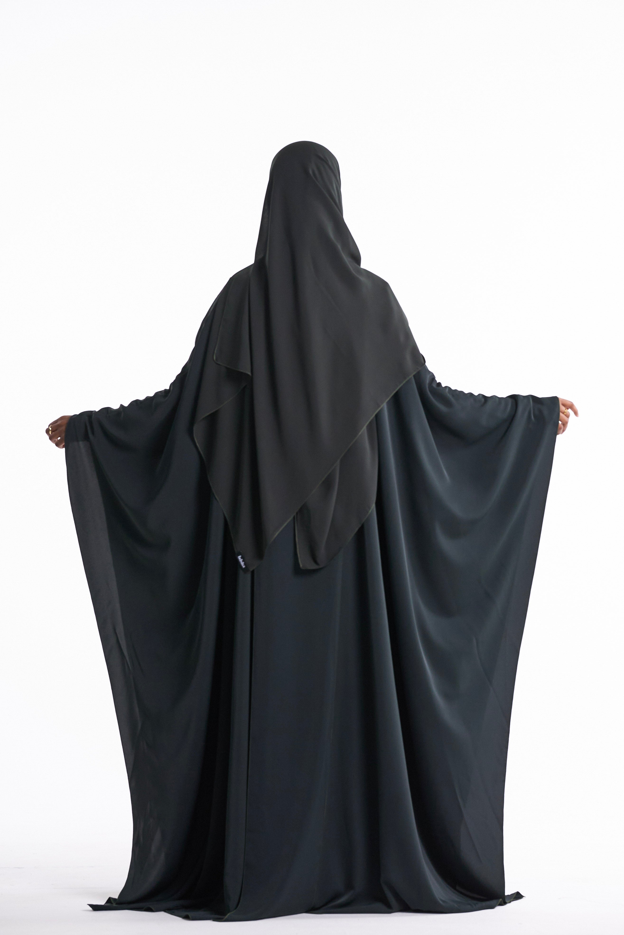 Bottle Green Cape Set