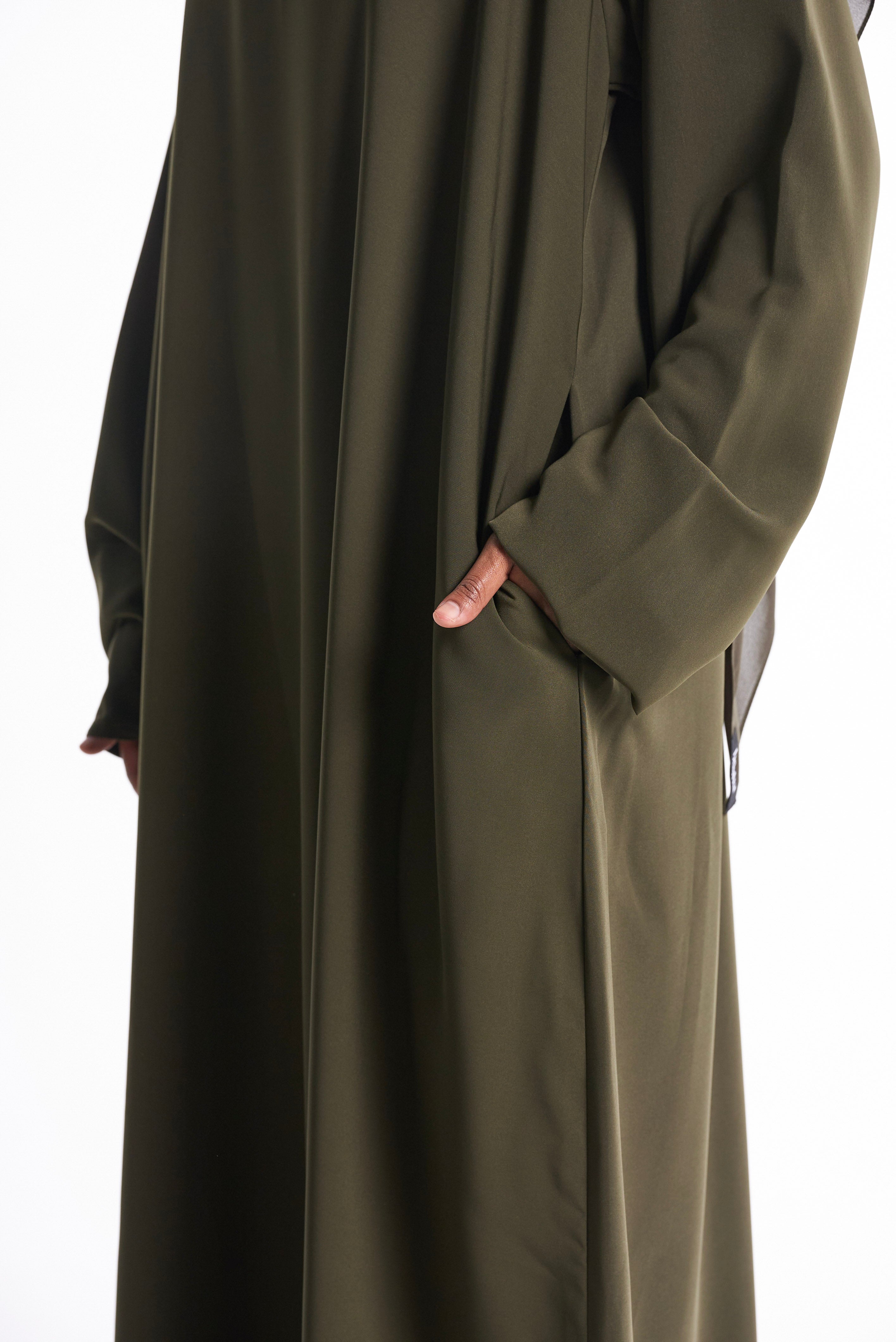 Olive Closed Abaya