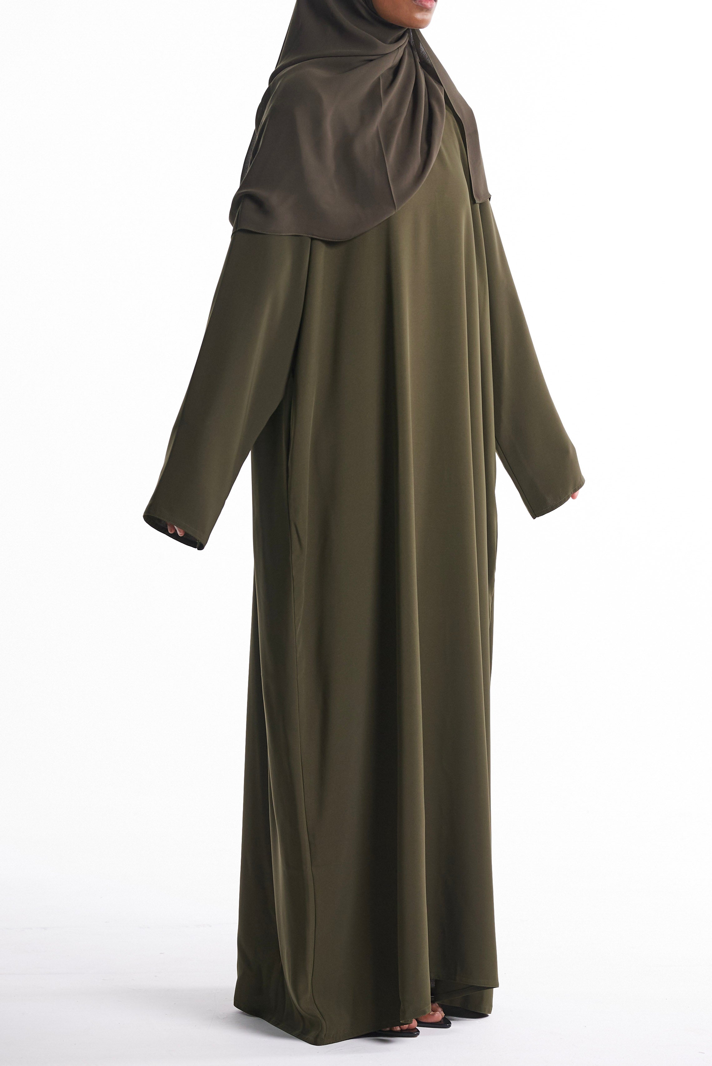 Olive Closed Abaya