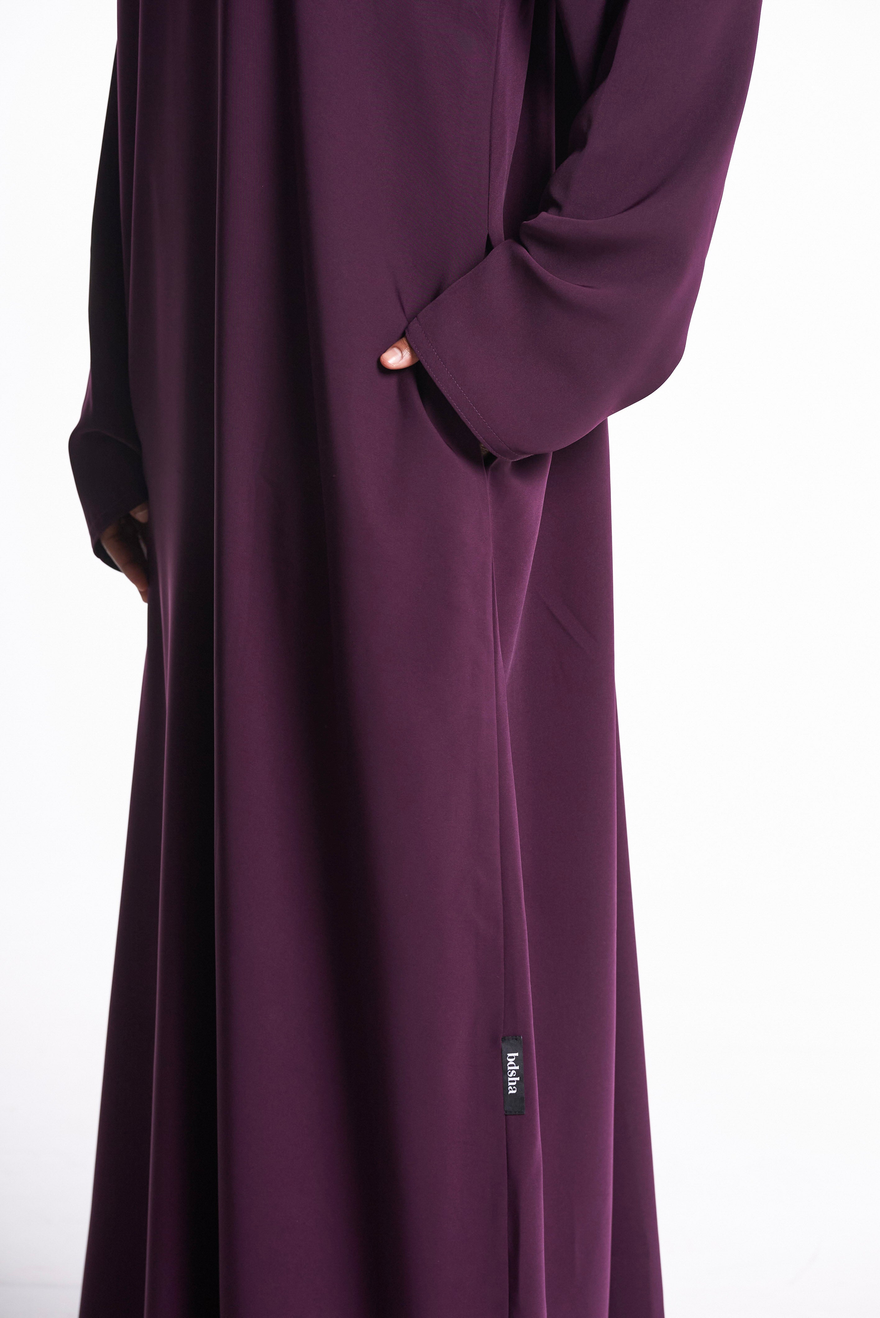 Grape Closed Abaya