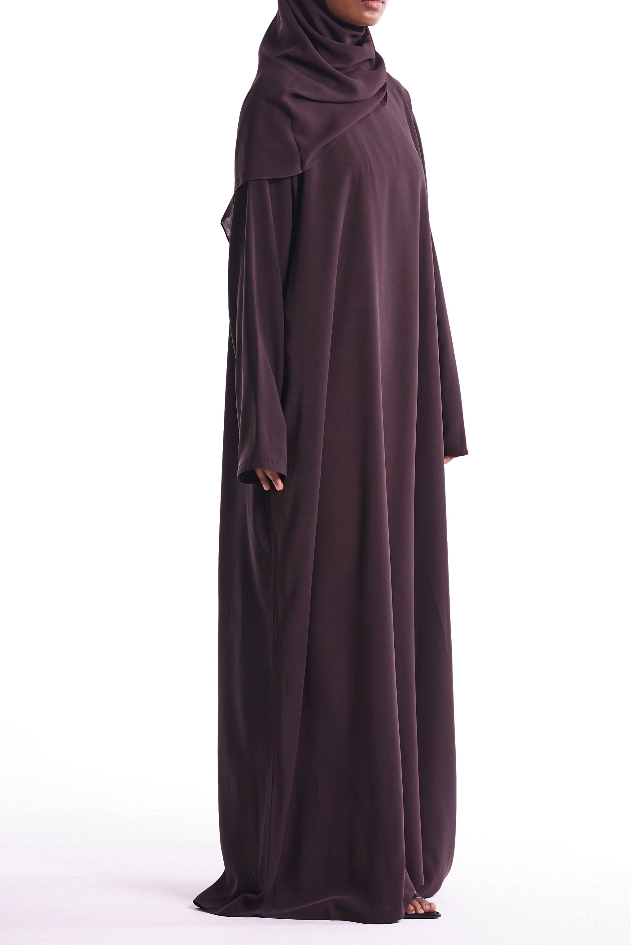 Brown Closed Abaya