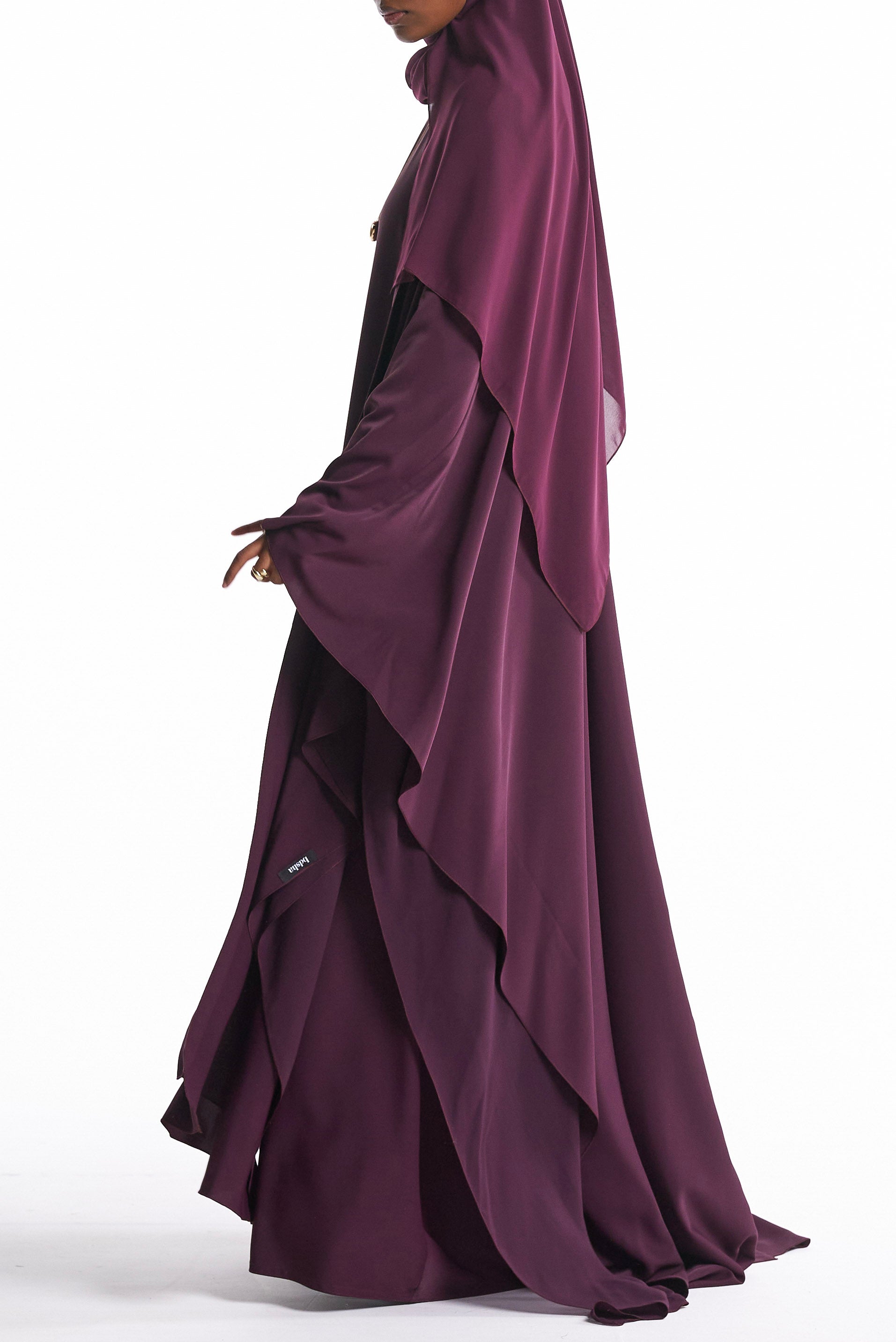 Plum Purple Cape Set