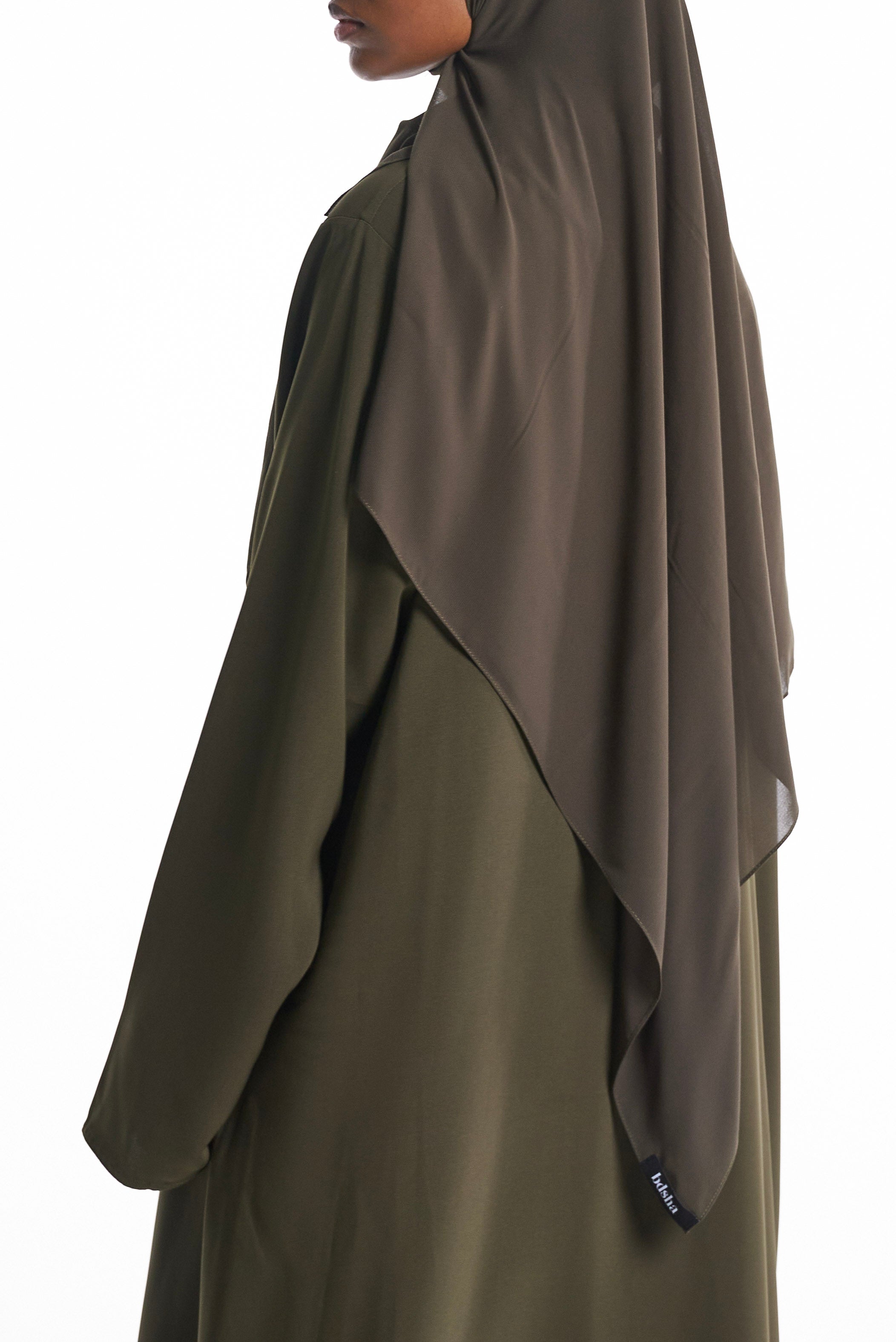 Olive Premium Chiffon Hijab