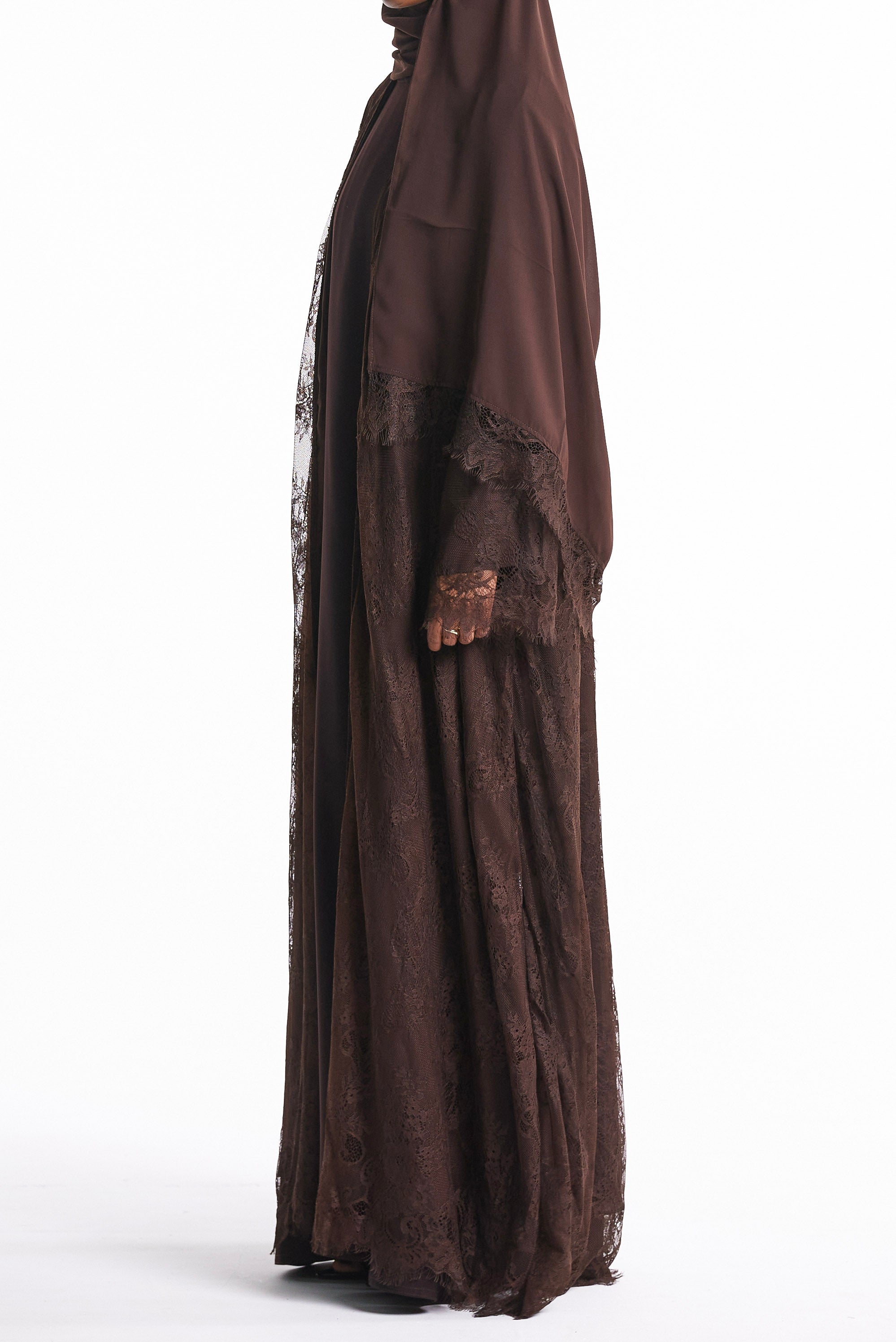 Brown Lightweight Lace Set