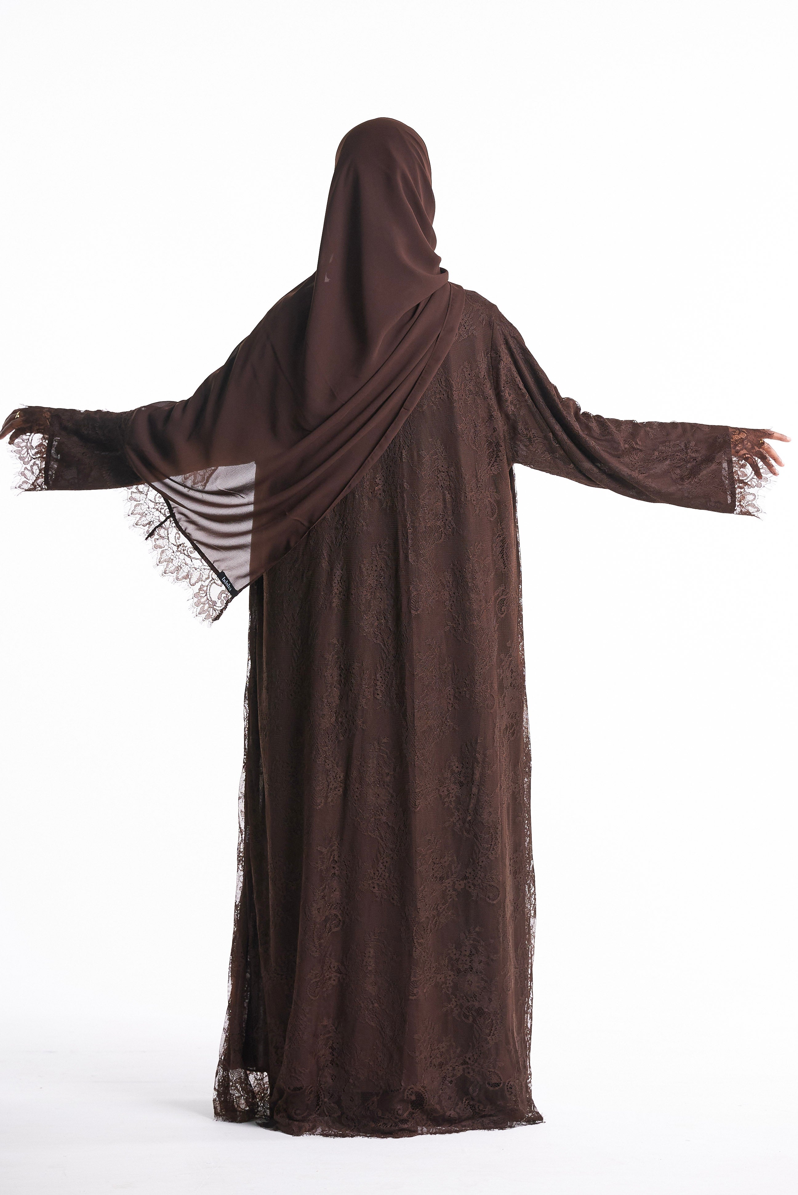 Brown Lightweight Lace Set