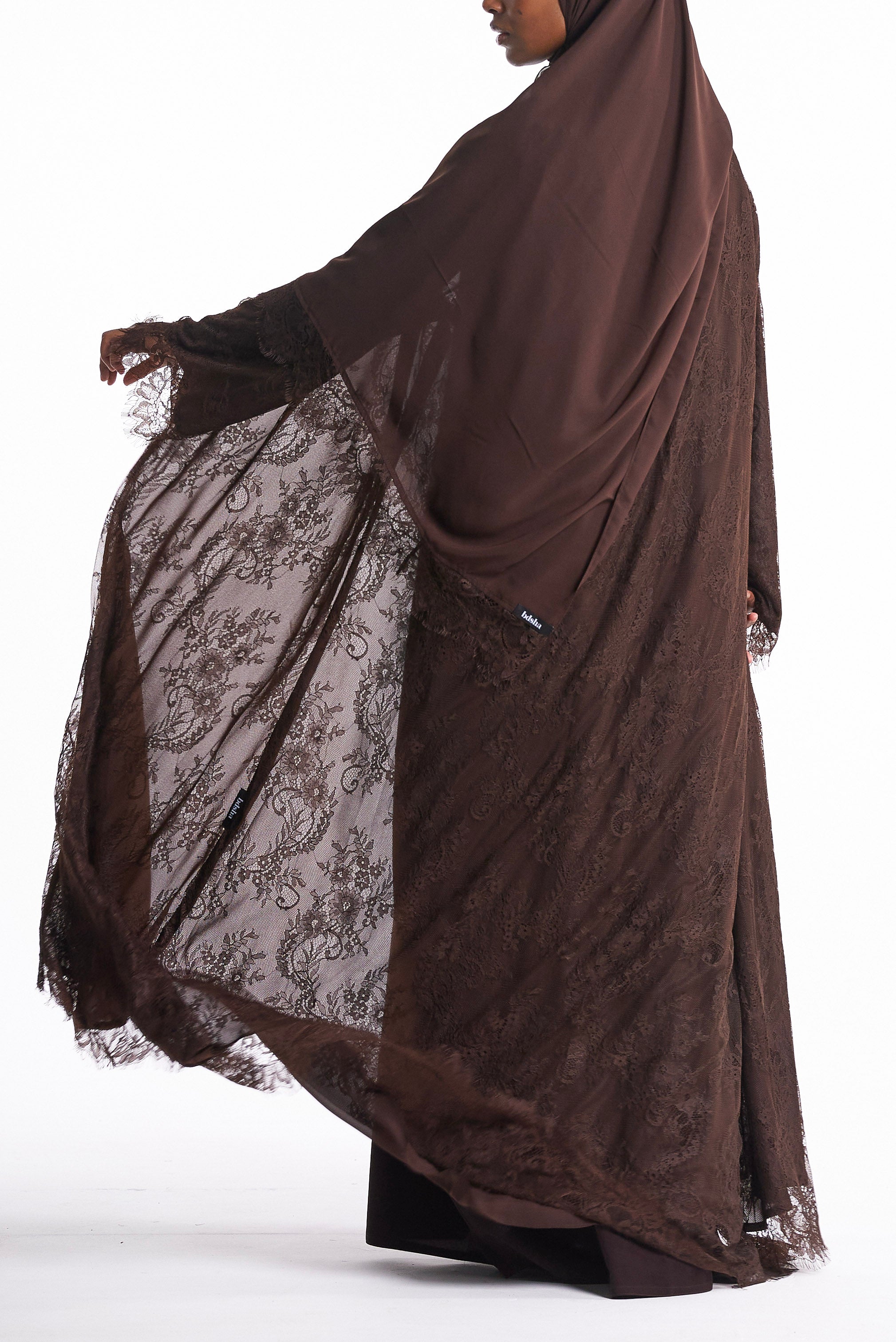 Brown Lightweight Lace Set