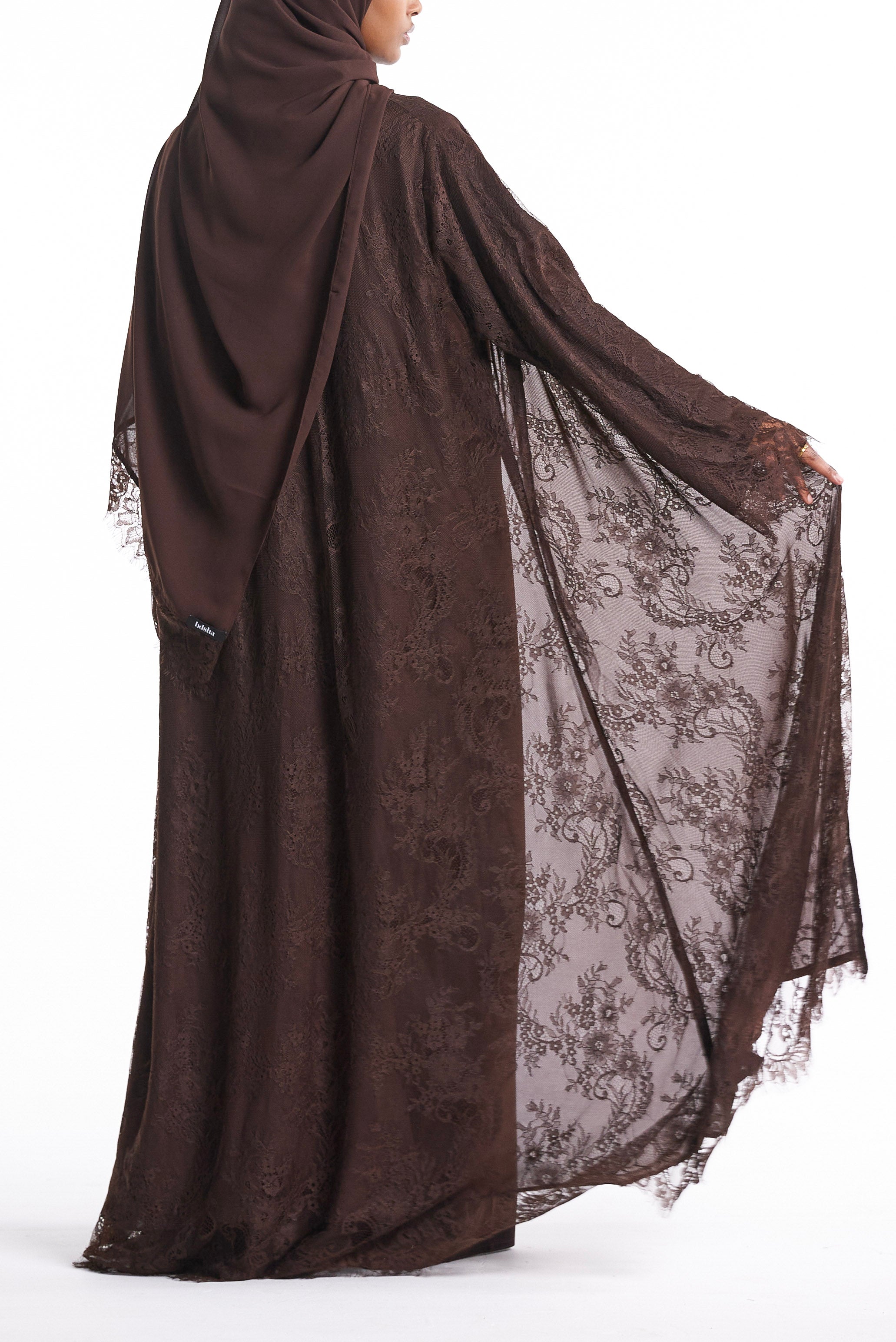 Brown Lightweight Lace Set