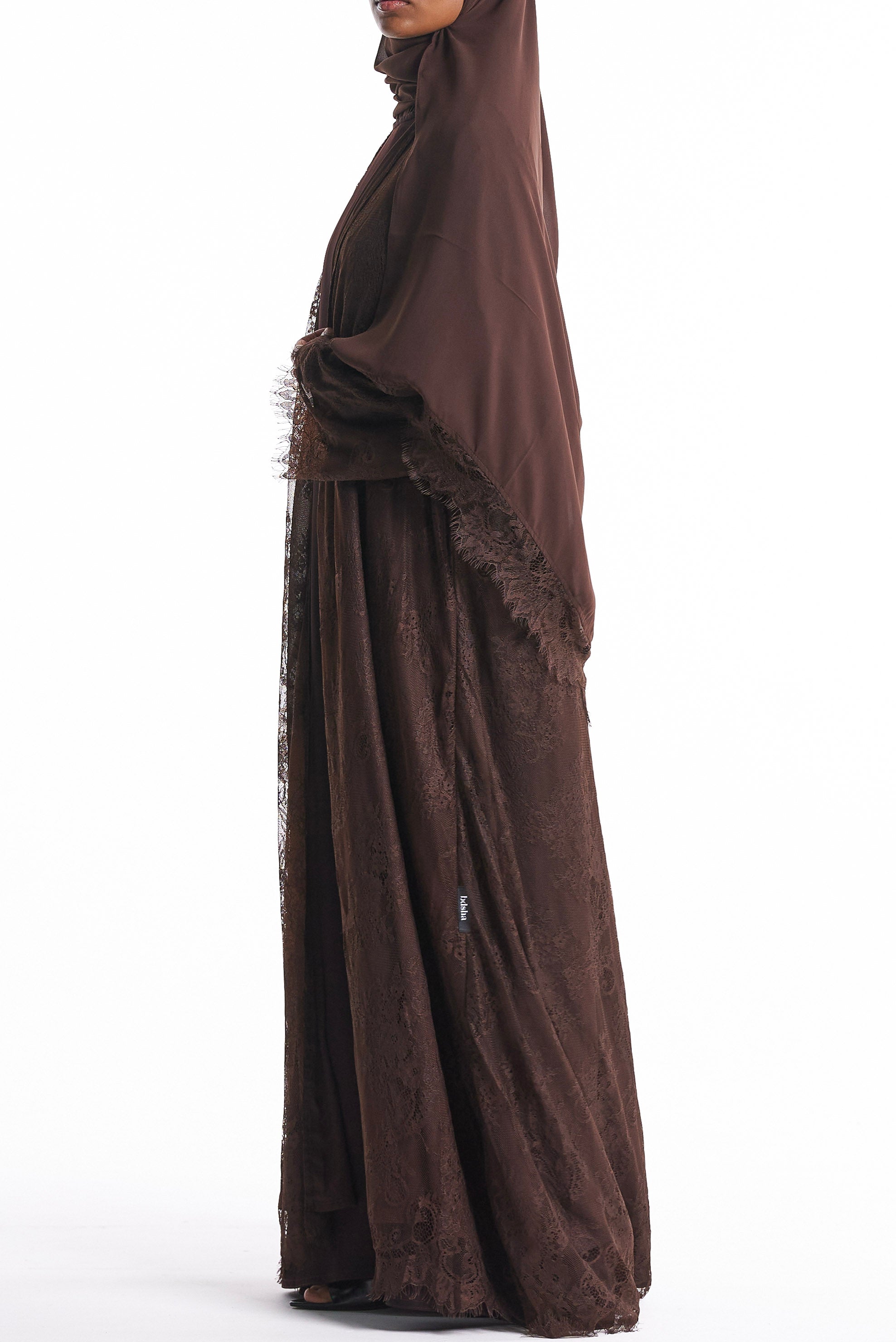 Brown Lightweight Lace Set