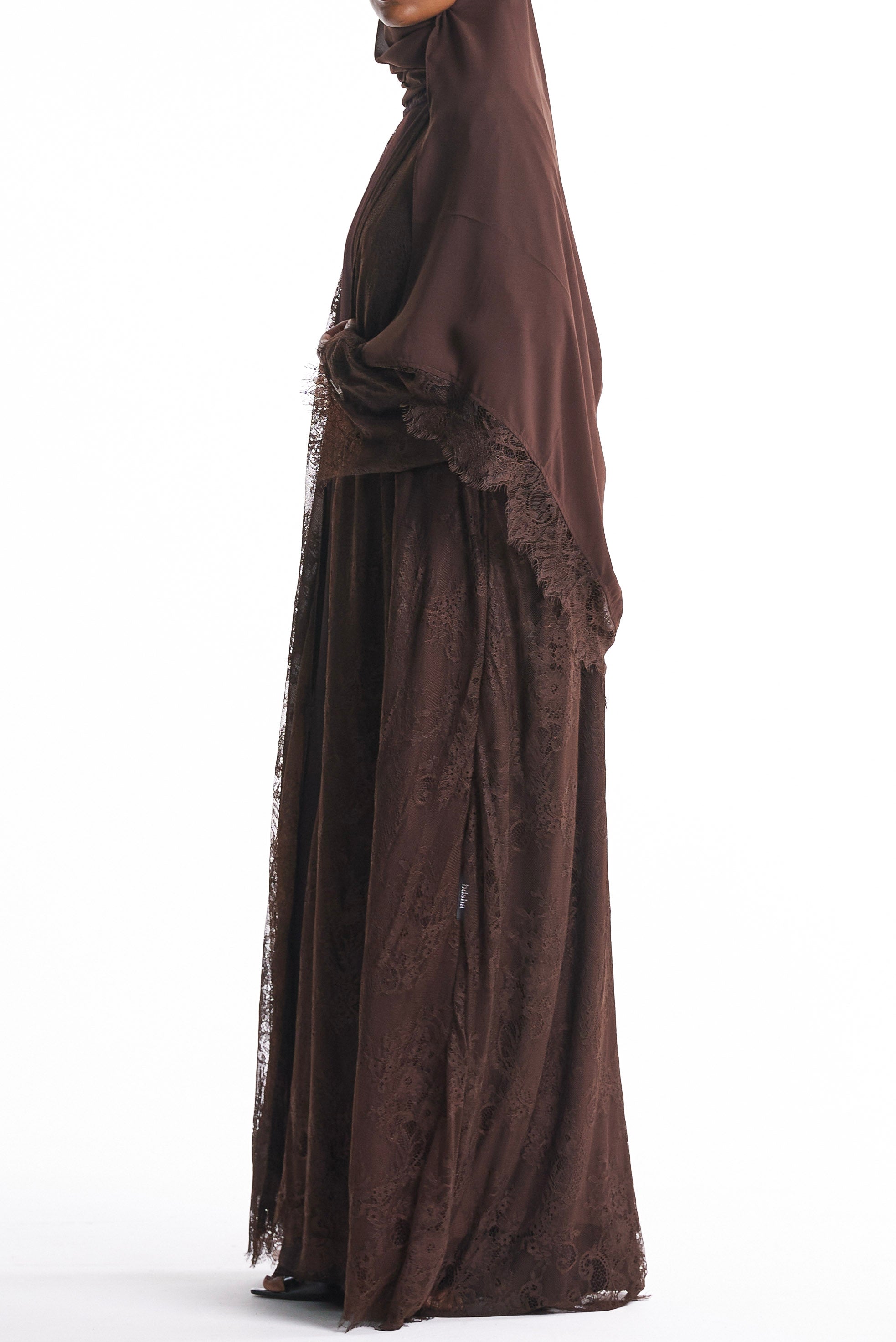 Brown Lightweight Lace Set