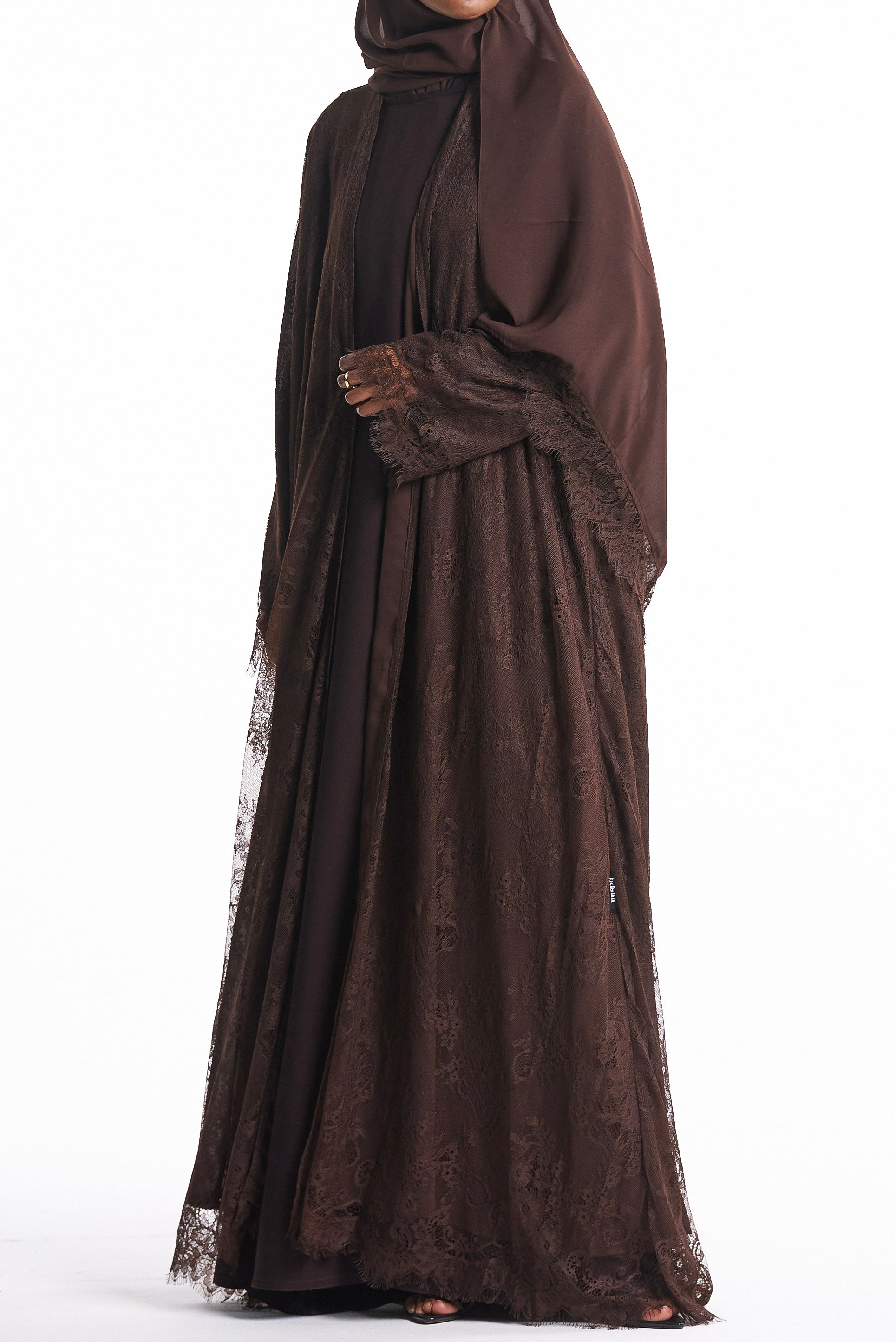 Brown Lightweight Lace Set