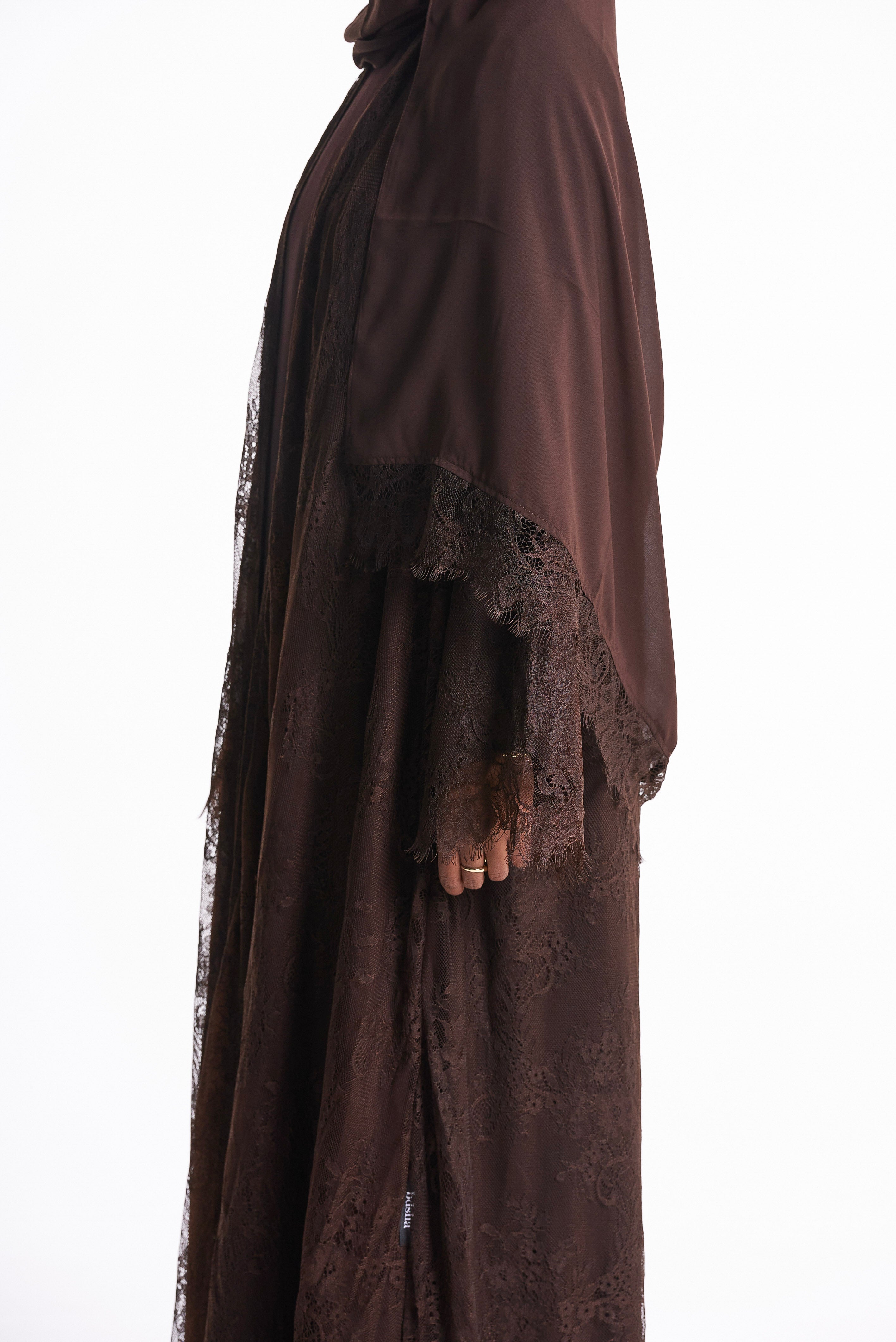 Brown Lightweight Lace Set