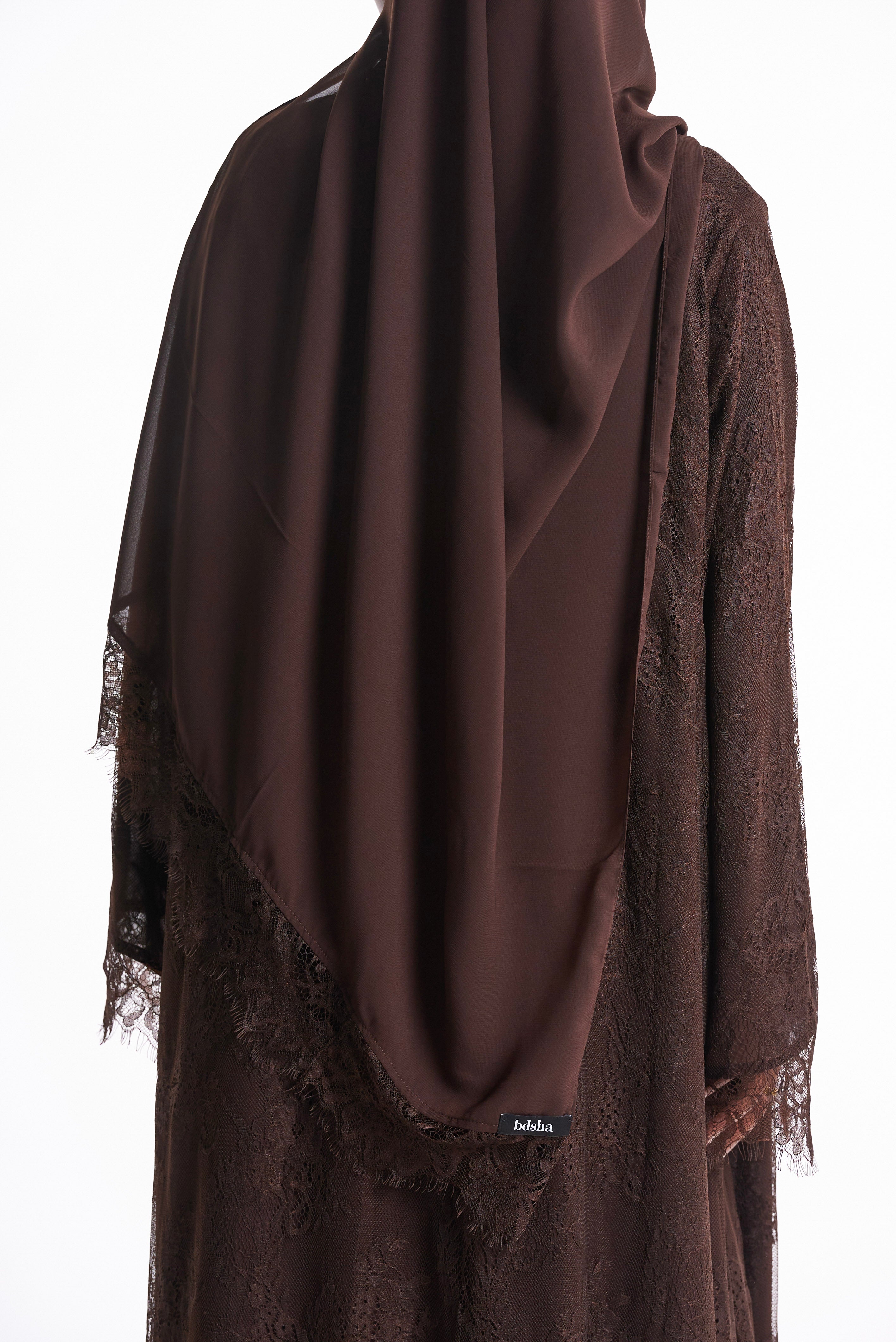 Brown Lightweight Lace Set