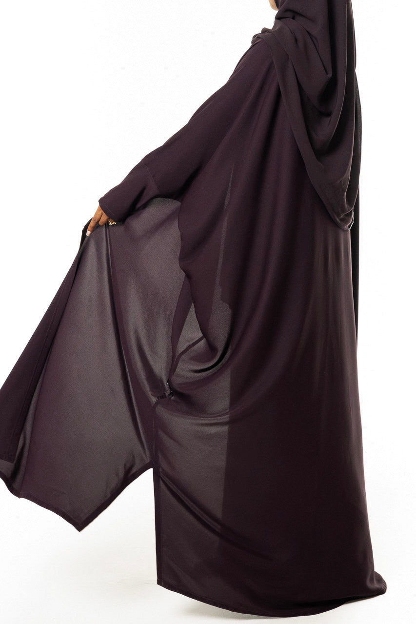 Mulberry Purple Abaya