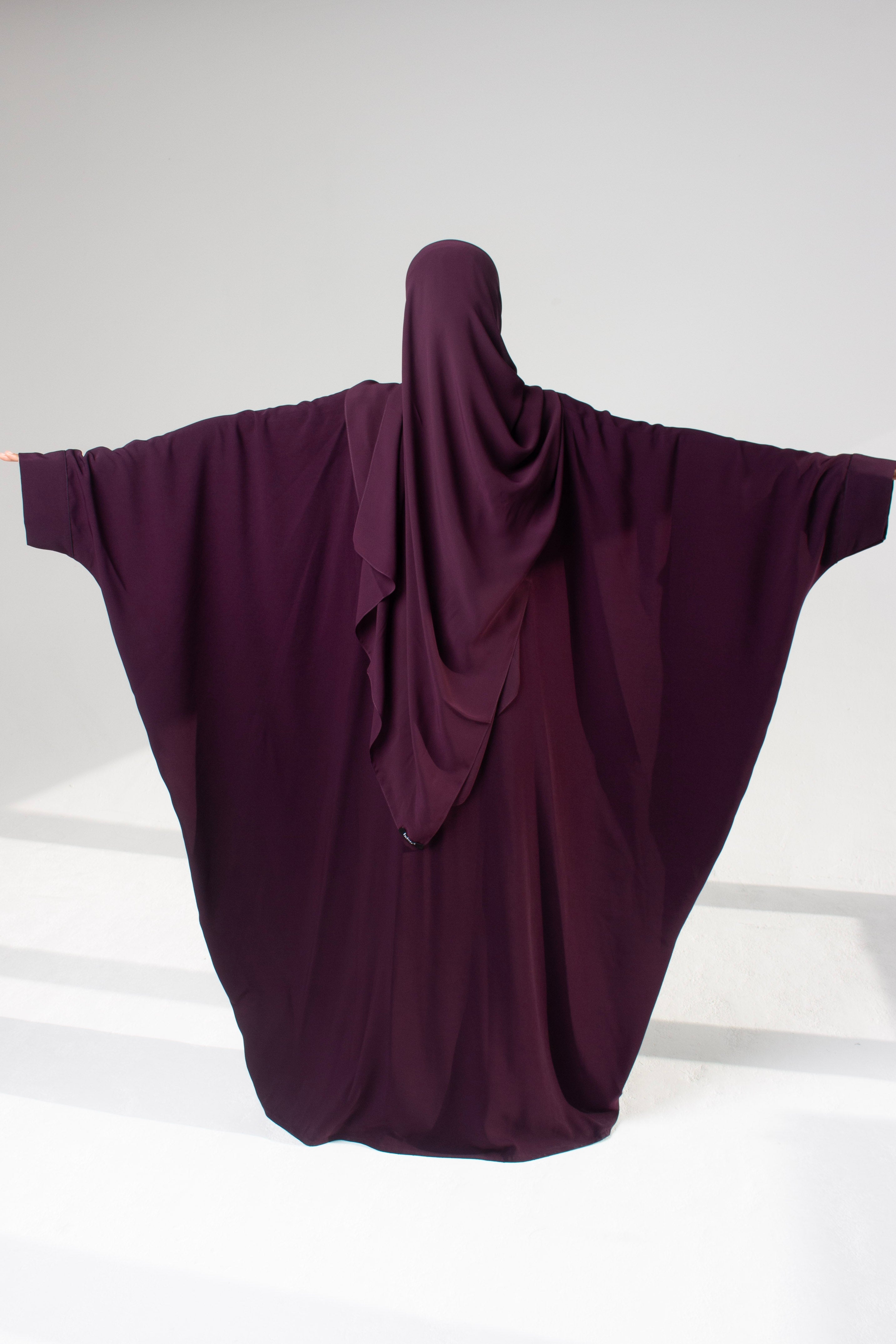 Grape Open Abaya