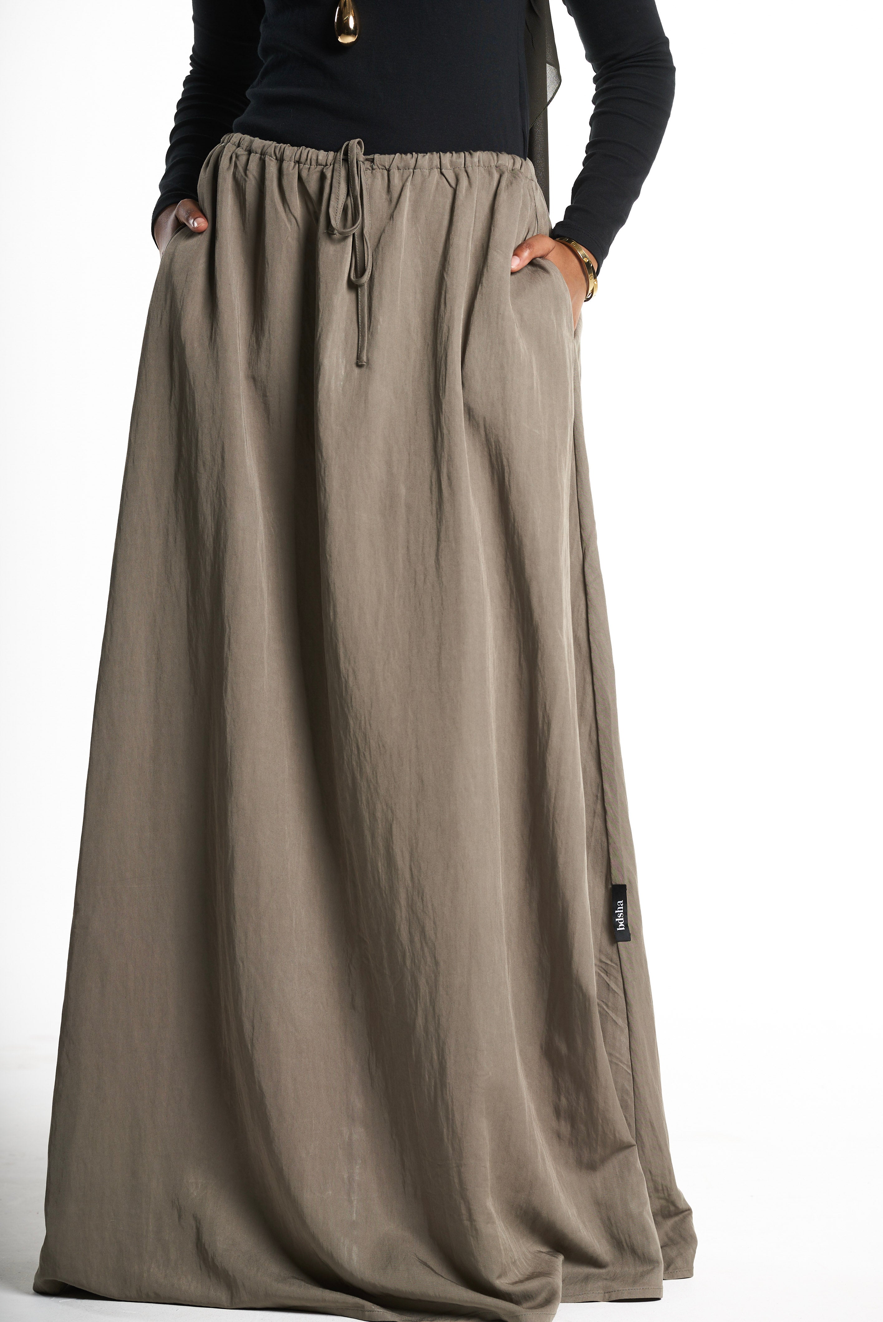 Sage Green Kimono Set With Tie Detail