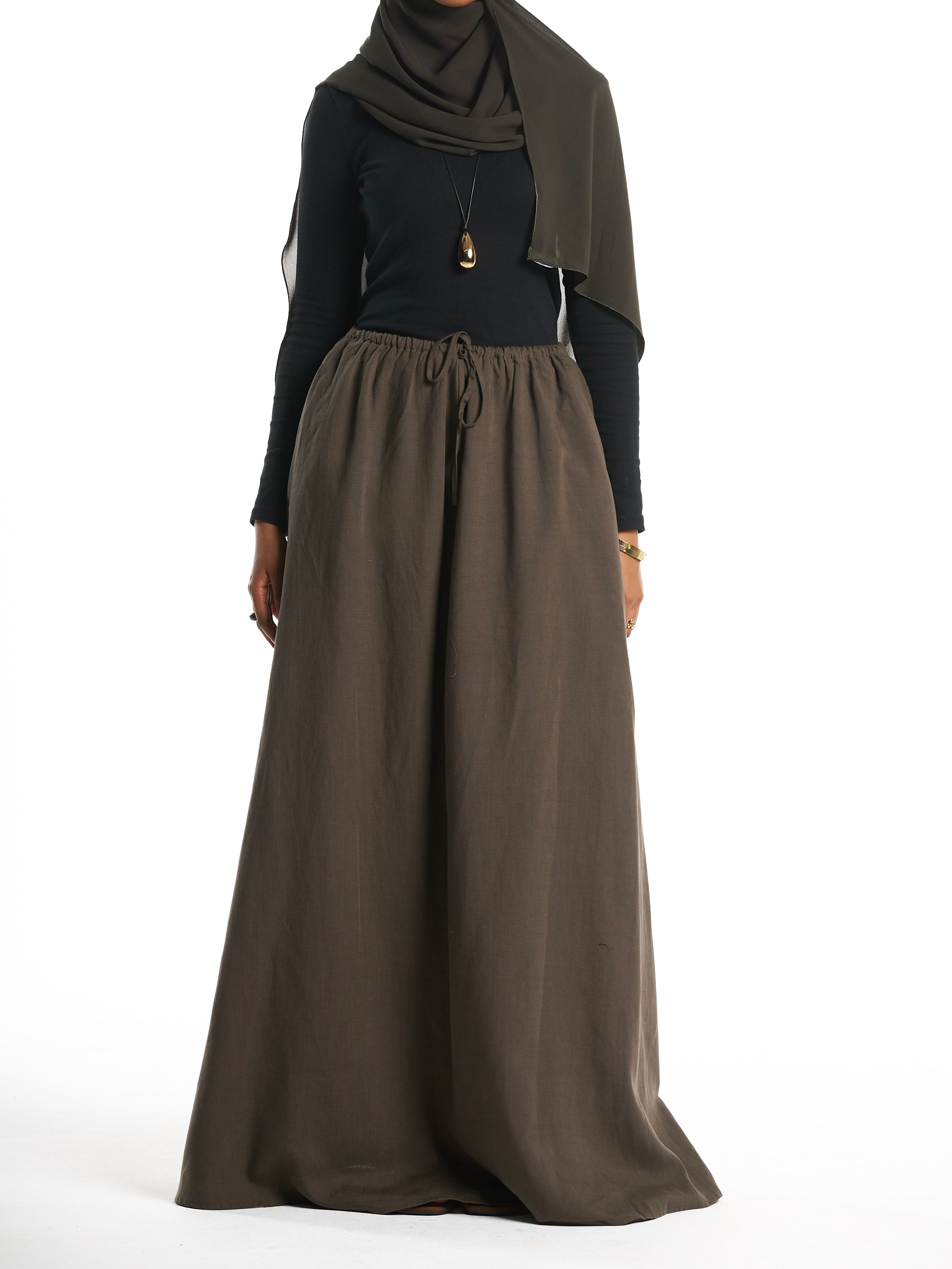 Olive Tailored Wrap Top