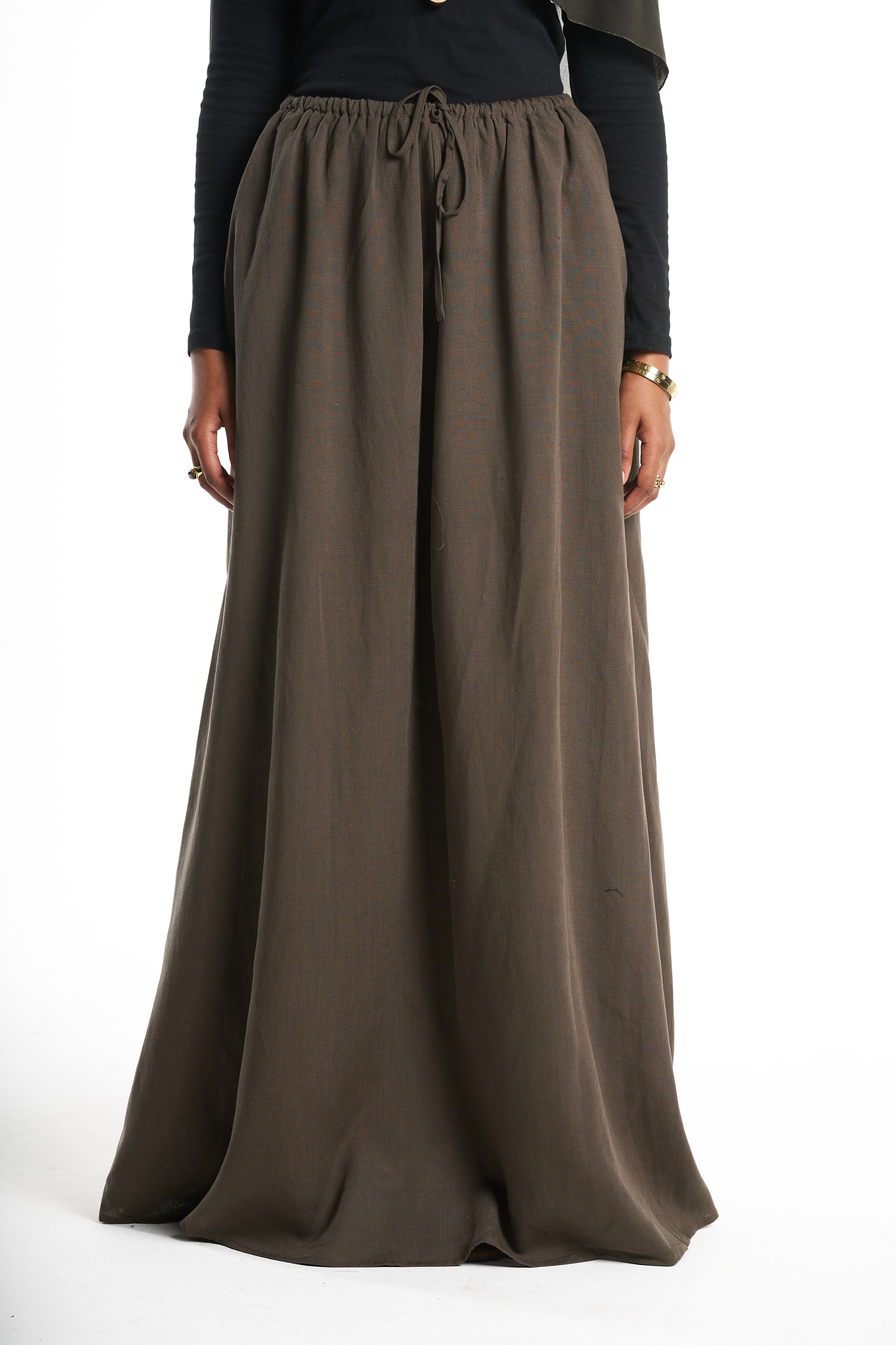 Olive Maxi Skirt
